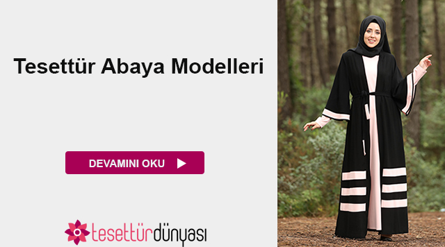 Tesettür Abaya Modelleri