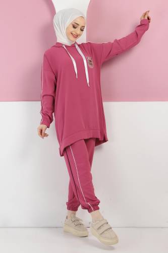 Arma Detaylı İkili Takım TSD220413 Pembe 