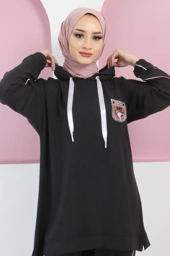 Arma Detaylı İkili Takım TSD220413 Siyah - 2