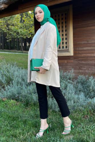 Ayrobin Yazlık Ceket TSD220638 Bej 