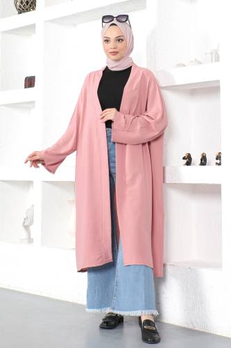 Beli Kuşaklı Kimono TSD220521 Pembe 