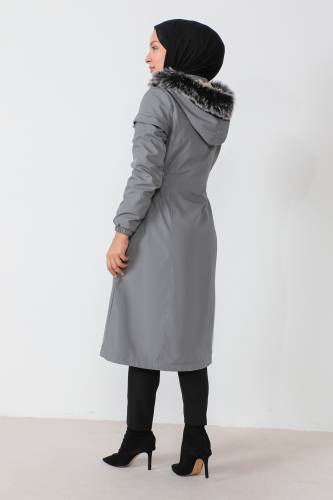 Beli Lastikli Mont TSD230818 Gri - 5