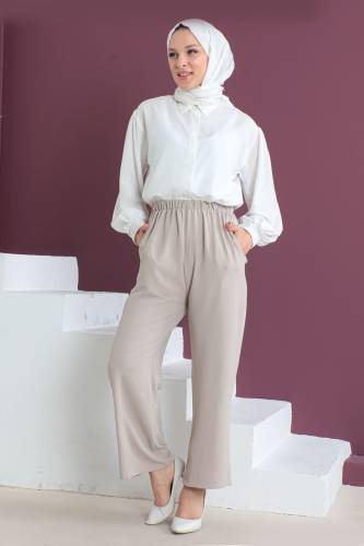 Cepli Ayrobin Pantolon TSD230506 Bej 