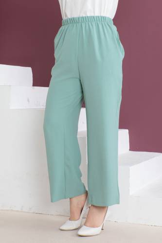 Cepli Ayrobin Pantolon TSD230506 Su Yeşili - 2