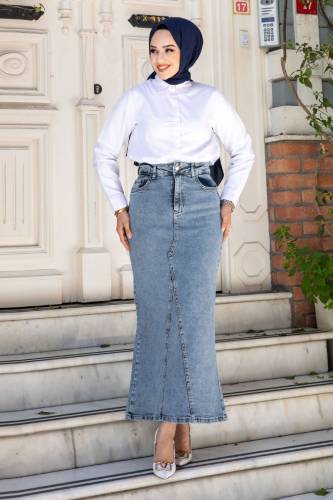 Cepli Kot Etek TSD240509 Açık Mavi - 1