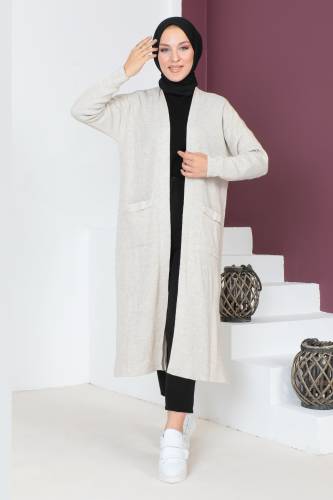 Cepli Triko Hırka TSD230718 Bej 