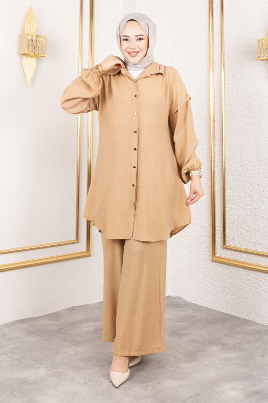 Çilek İkili Takım TSD250183 Camel - 3