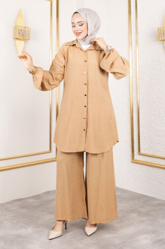 Çilek İkili Takım TSD250183 Camel - 4