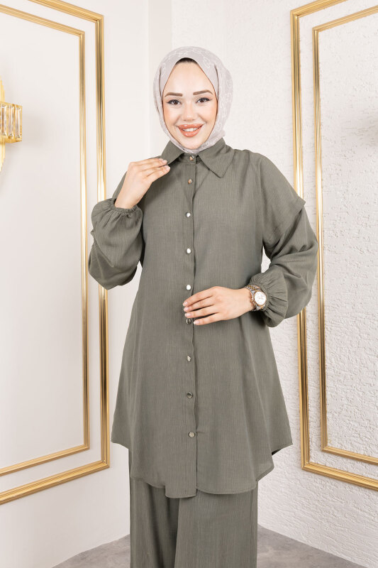 Çilek İkili Takım TSD250183 Haki - 2