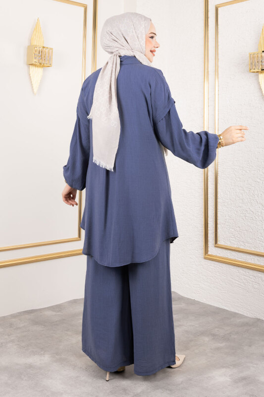 Çilek İkili Takım TSD250183 İndigo - 5