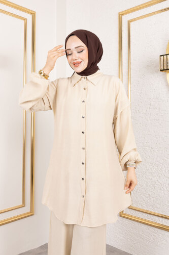 Çilek İkili Takım TSD250183 Taş Rengi - 2