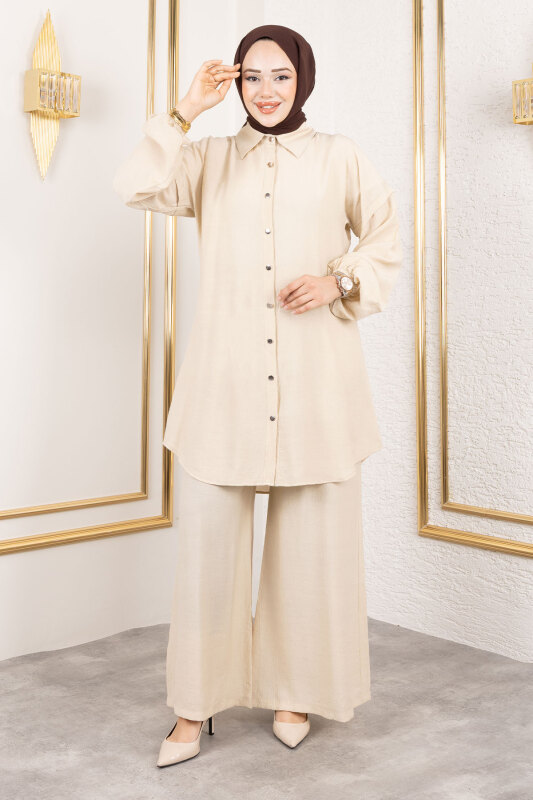 Çilek İkili Takım TSD250183 Taş Rengi - 3