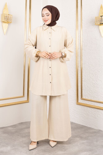 Çilek İkili Takım TSD250183 Taş Rengi - 4