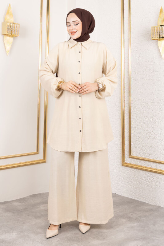 Çilek İkili Takım TSD250183 Taş Rengi - 4