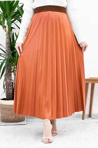 Piliseli Etek TSD221001 Taba 