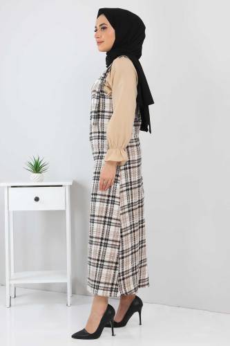 Desenli Jile TSD211218 Vizon - 3