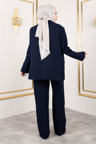 Dore Blazer Takım TSD250198 Lacivert - 5
