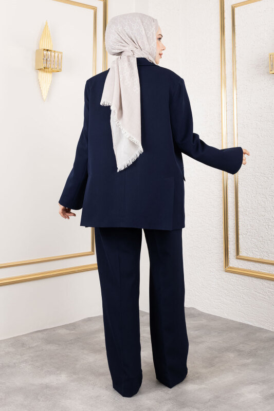 Dore Blazer Takım TSD250198 Lacivert - 5