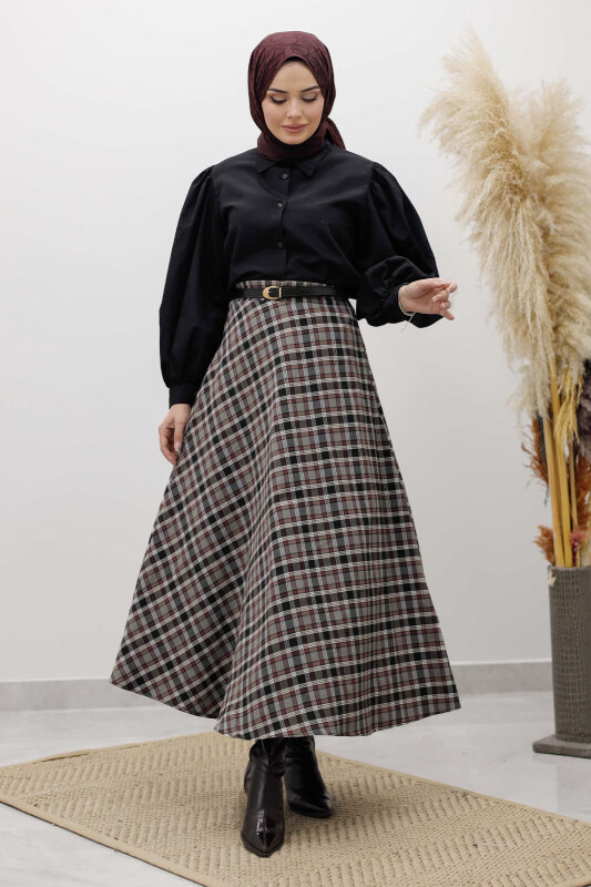 Ekose Etek TSD260102 Gri - 1