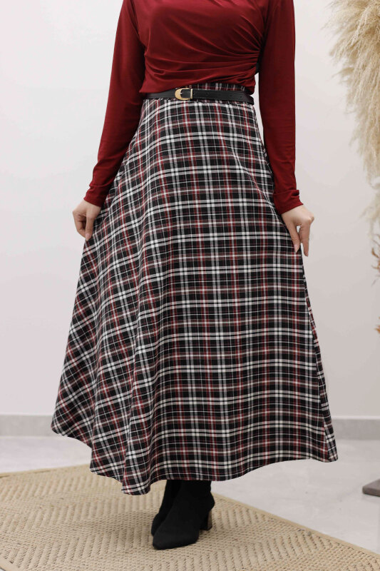 Ekose Etek TSD260102 Kırmızı - 2