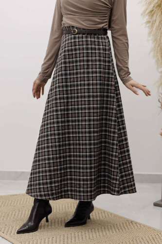 Ekose Etek TSD260102 Koyu Kahve - 4