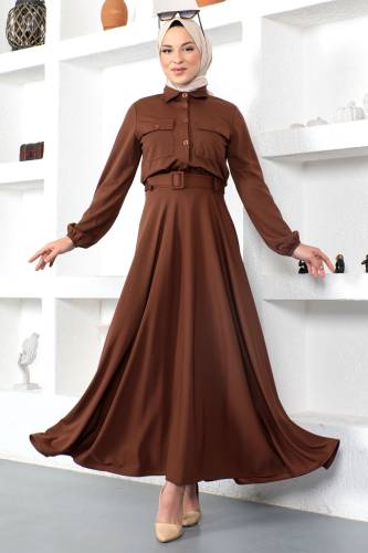 Etekli İkili Takım TSD230212 Kahverengi - 1