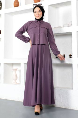 Etekli İkili Takım TSD230212 Mor 