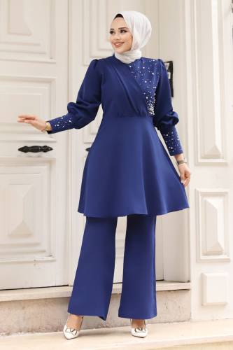 İnci Detaylı İkili Krep Takım TSD240303 - 1