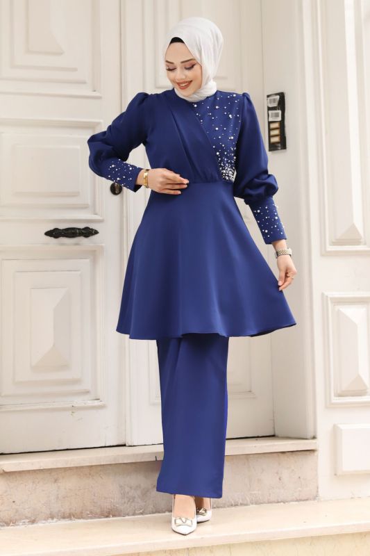 İnci Detaylı İkili Krep Takım TSD240303 - 3