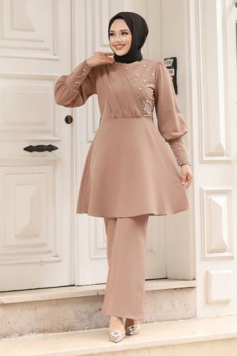 İnci Detaylı İkili Krep Takım TSD240303 