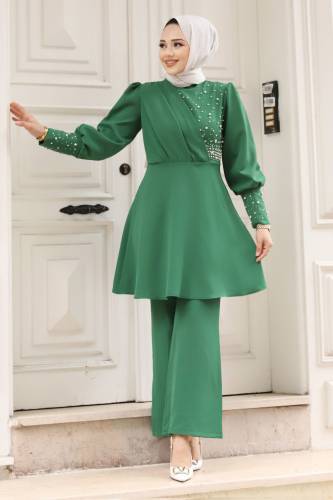 İnci Detaylı İkili Krep Takım TSD240303 