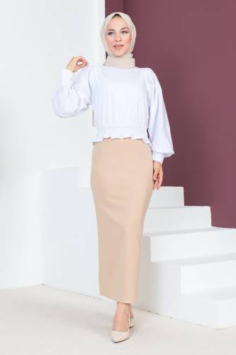 Kalem Etek TSD00291 Bej - Tesettür Dünyası (1)