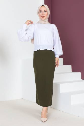 Kalem Etek TSD0291 Yeşil - Tesettür Dünyası (1)