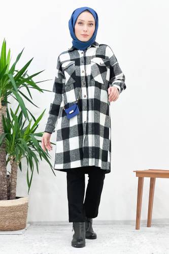 Kareli Oduncu Gömlek TSD221004 Siyah 