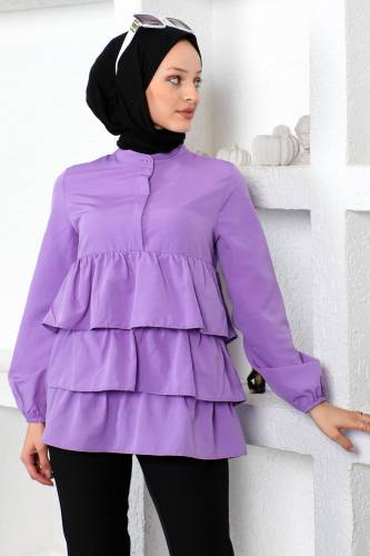 Kat Kat Tunik TSD230112 Lila - Tesettür Dünyası (1)