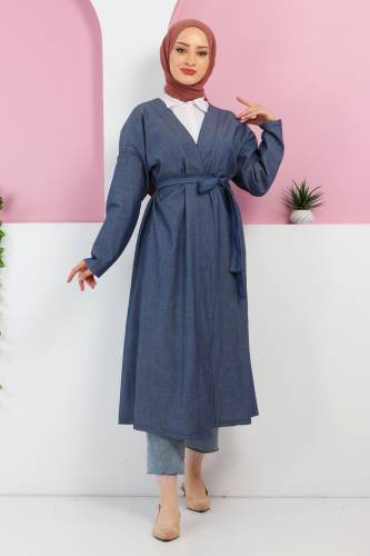 Kot Kimono TSD220342 Açık Mavi 