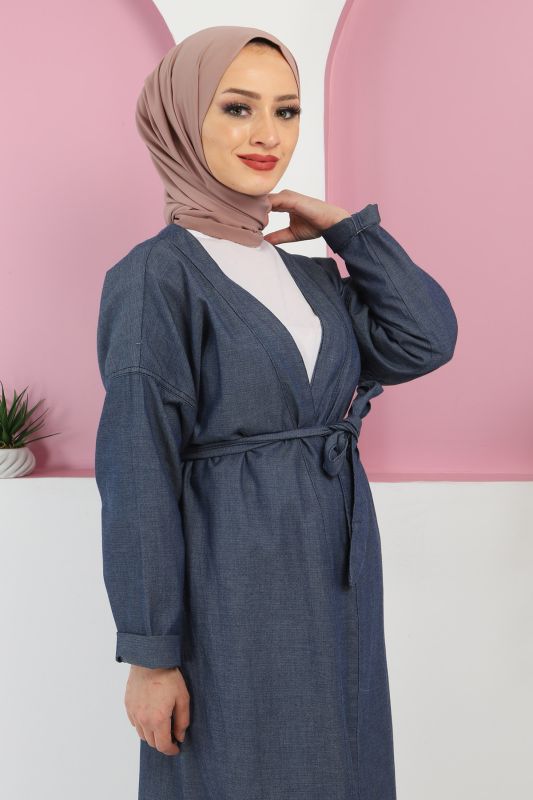 Kot Kimono TSD220342 Mavi - 3