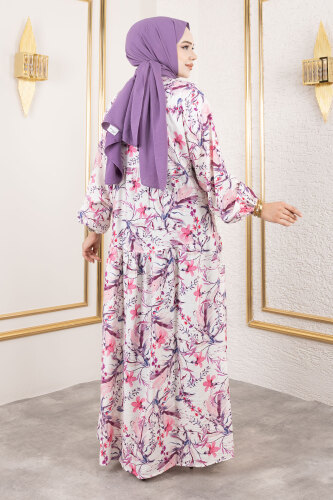 Lamia Elbise TSD250211 Lila - 5