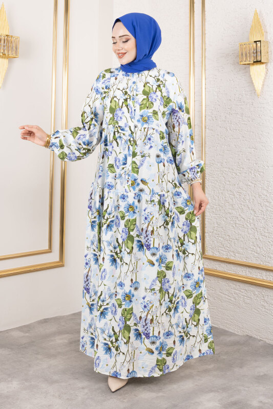 Lamia Elbise TSD250211 Mavi - 1