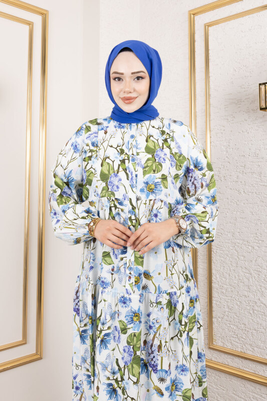 Lamia Elbise TSD250211 Mavi - 2