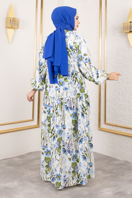 Lamia Elbise TSD250211 Mavi - 5