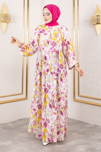 Lamia Elbise TSD250211 Pembe - 1