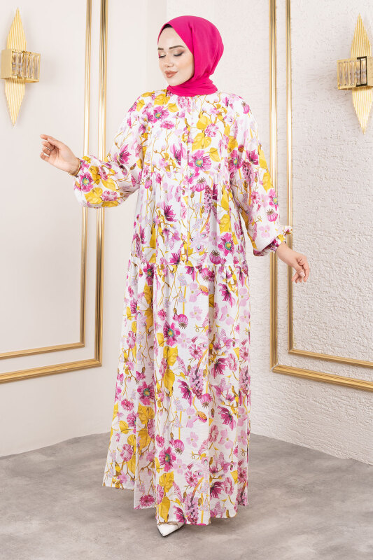 Lamia Elbise TSD250211 Pembe - 1