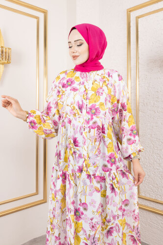 Lamia Elbise TSD250211 Pembe - 2