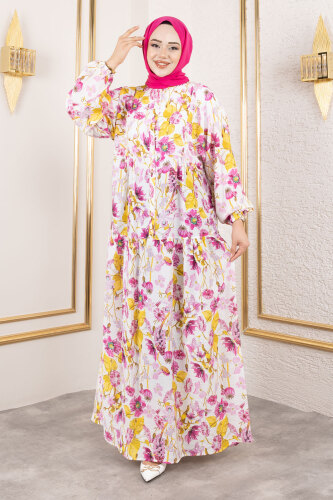 Lamia Elbise TSD250211 Pembe - 3