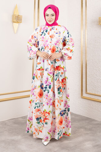 Lamia Elbise TSD250211 Turuncu 