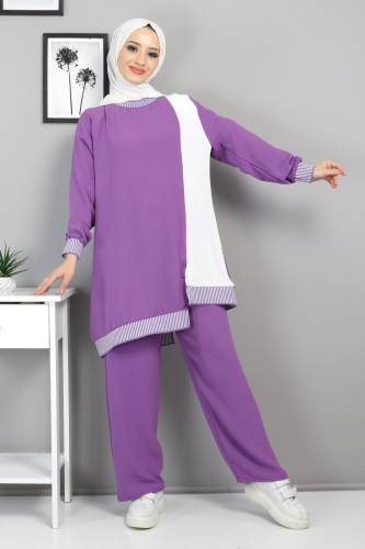 Lastik Detaylı Takım TSD220517 Lila 