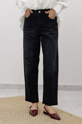 Mom Jean Pantolon TSD260123 Antrasit - 2