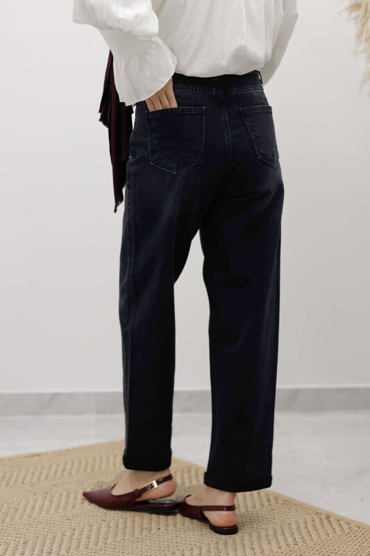 Mom Jean Pantolon TSD260123 Antrasit - 6