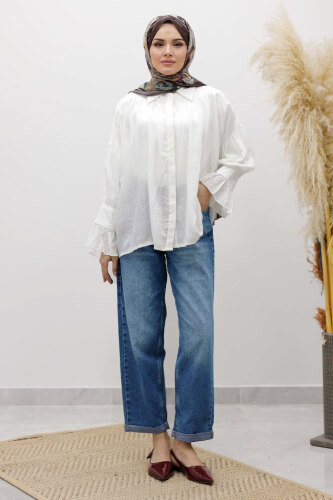 Mom Jean Pantolon TSD260123 Mavi - 5